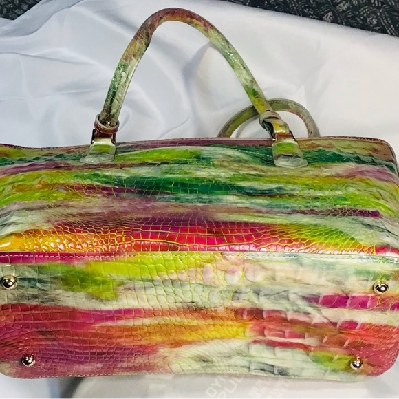 Brahmin Multicolor Croc-Embossed Tote - Picture 6 of 8